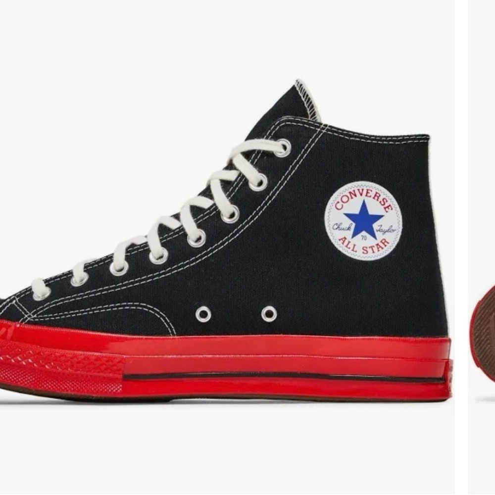 Brand new size 12 men’s high top converse comme des garcons